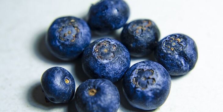 blueberries to restore sight
